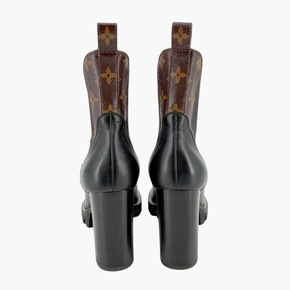 Louis Vuitton Star Trail LV Chelsea Ankle Boots Black Size 40 US 10 Women's - Picture 7 of 16